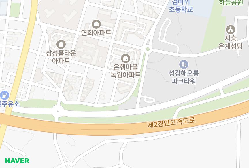 경기도 시흥시 은행동 은행대우 위치·실거래 시세 지도
