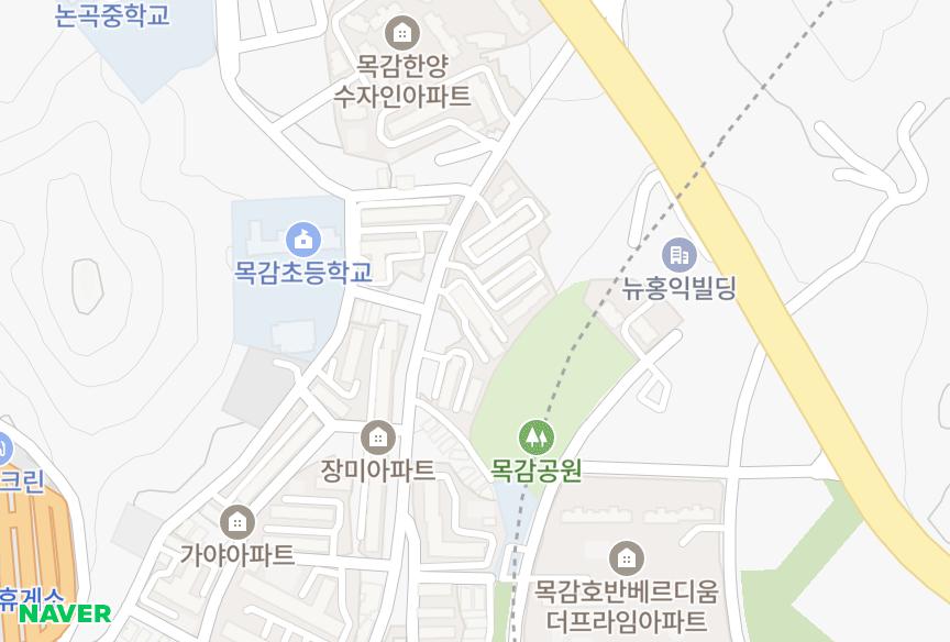 경기도 시흥시 목감동 명신 위치·실거래 시세 지도