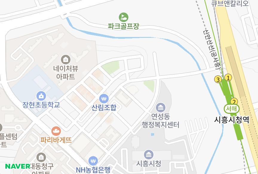 경기도 시흥시 장현동 이즈라이프 위치·실거래 시세 지도