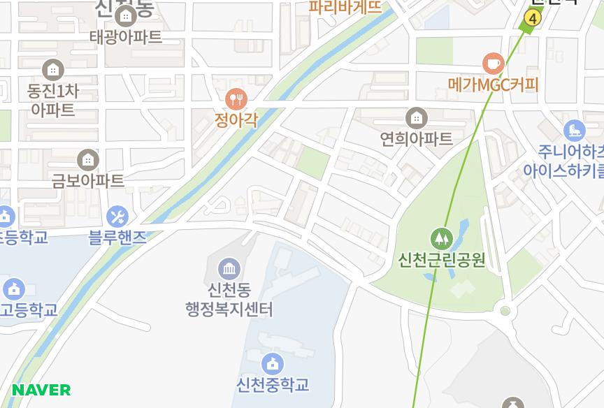 경기도 시흥시 신천동 동경3차 위치·실거래 시세 지도