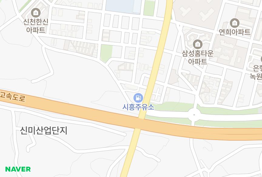 경기도 시흥시 신천동 무지개 위치·실거래 시세 지도