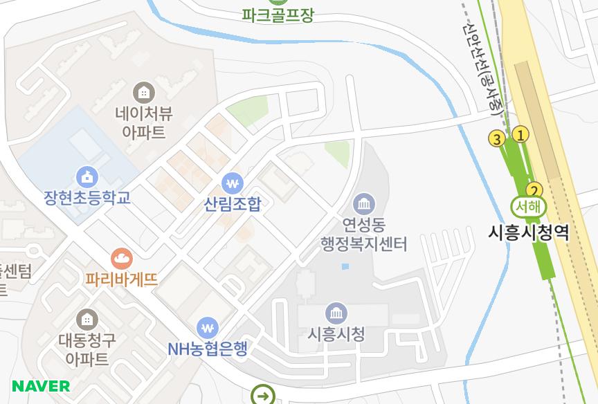 경기도 시흥시 장현동 시흥웅진스위트홈 위치·실거래 시세 지도