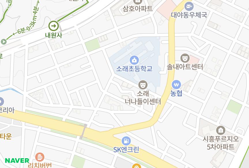 경기도 시흥시 신천동 그랜드 위치·실거래 시세 지도