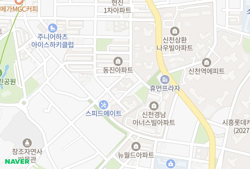 경기도 시흥시 신천동 동경1,2차 위치·실거래 시세 지도