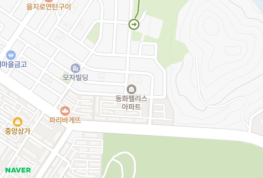 경기도 안산시 단원구 고잔동 동화펠리스 위치·실거래 시세 지도