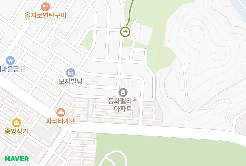 경기도 안산시 단원구 고잔동 오성푸르메 위치·실거래 시세 지도