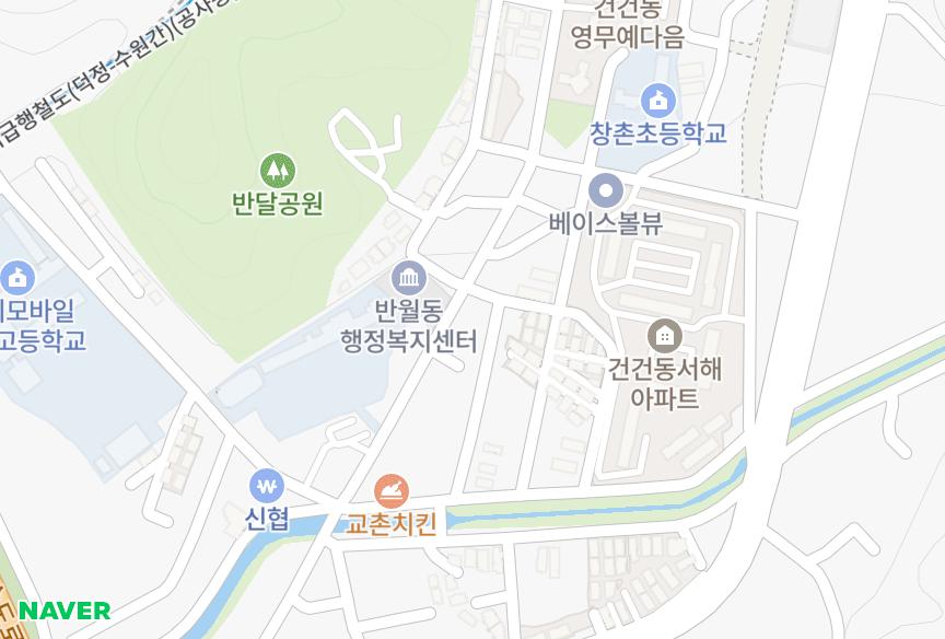 경기도 안산시 상록구 건건동 마크리엘 위치·실거래 시세 지도