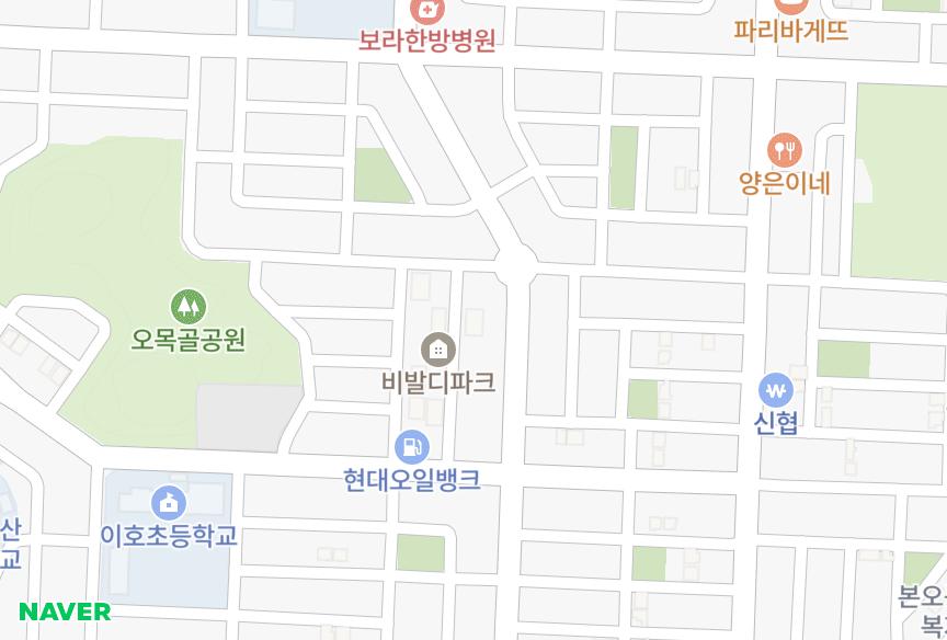 경기도 안산시 상록구 본오동 보라팰리스 위치·실거래 시세 지도