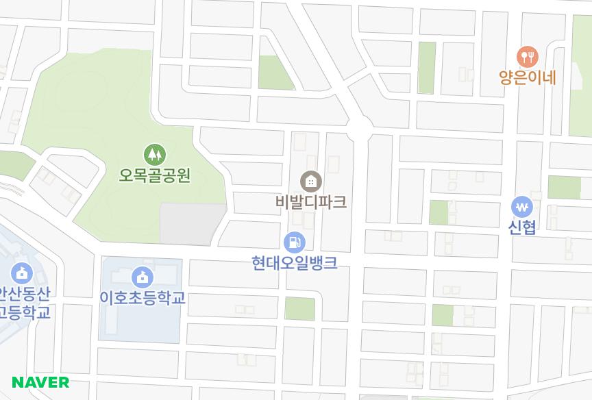 경기도 안산시 상록구 본오동 우광파인트리 위치·실거래 시세 지도
