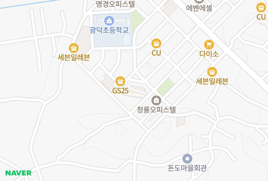 경기도 안성시 대덕면 내리 남용 위치·실거래 시세 지도