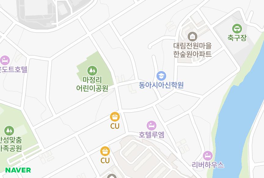경기도 안성시 공도읍 마정리 대림2차 위치·실거래 시세 지도