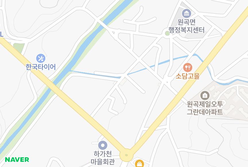 경기도 안성시 원곡면 외가천리 원곡 위치·실거래 시세 지도