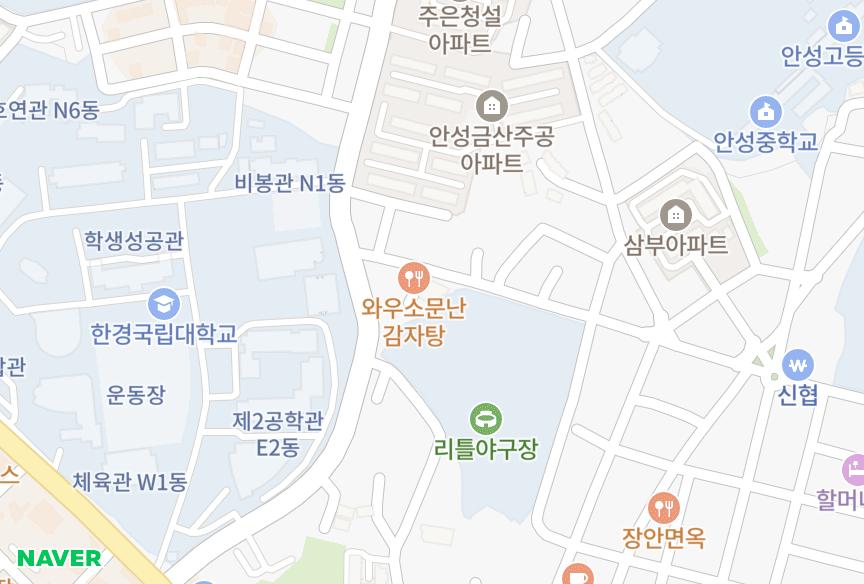 경기도 안성시 금산동 벨라스 위치·실거래 시세 지도