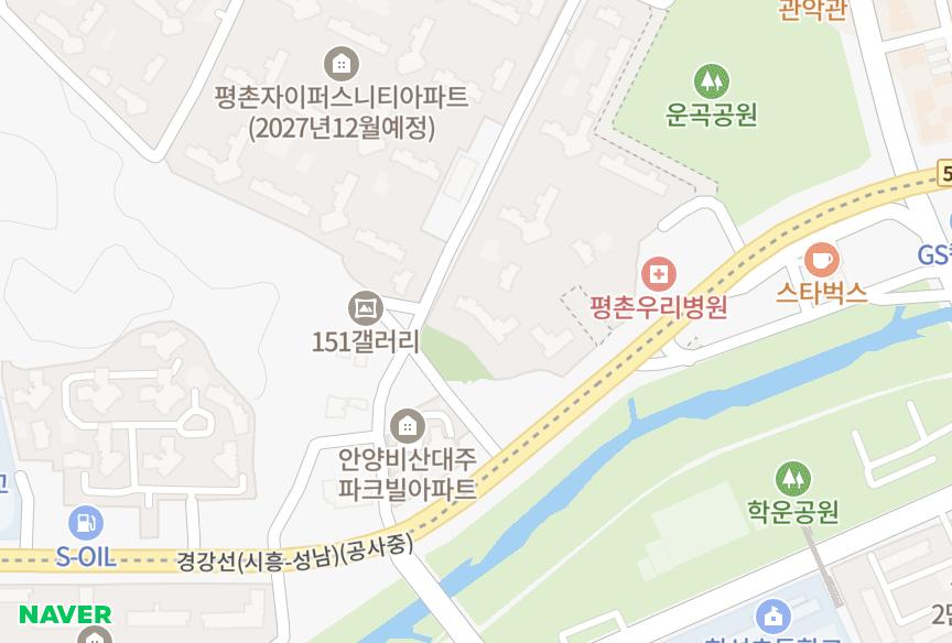 경기도 안양시 동안구 비산동 뉴타운6차 위치·실거래 시세 지도