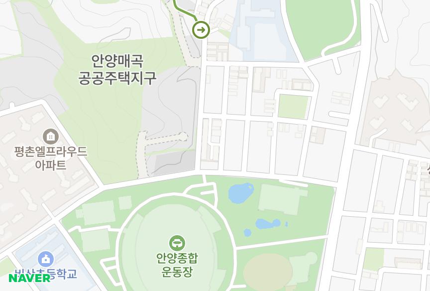 경기도 안양시 동안구 비산동 덕원8차 위치·실거래 시세 지도