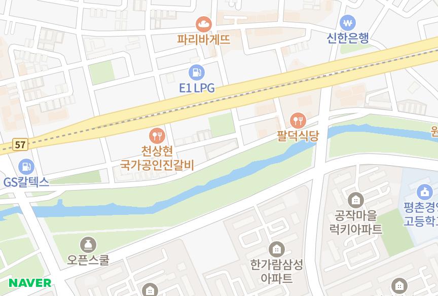 경기도 안양시 동안구 관양동 수정 위치·실거래 시세 지도