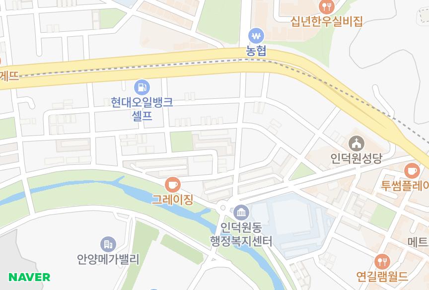 경기도 안양시 동안구 관양동 골든 위치·실거래 시세 지도