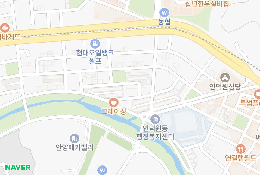경기도 안양시 동안구 관양동 신라 위치·실거래 시세 지도