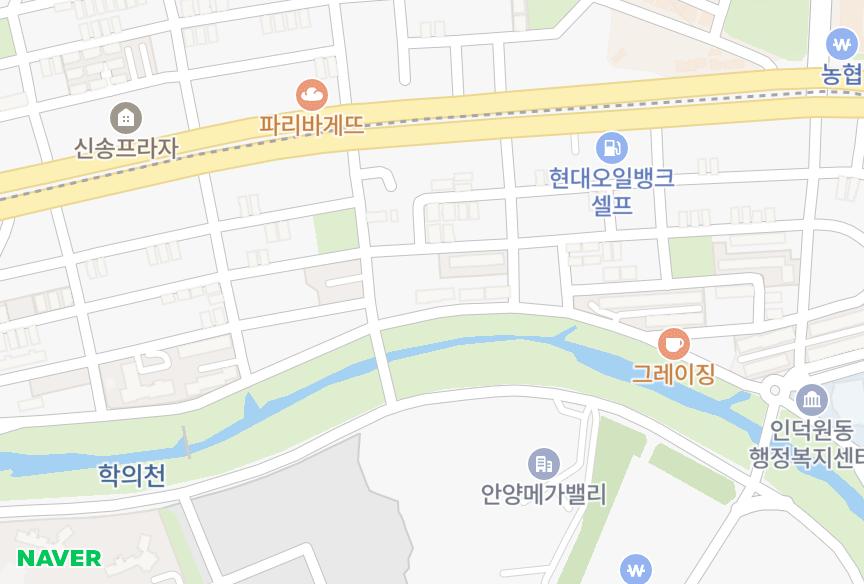 경기도 안양시 동안구 관양동 상남 위치·실거래 시세 지도