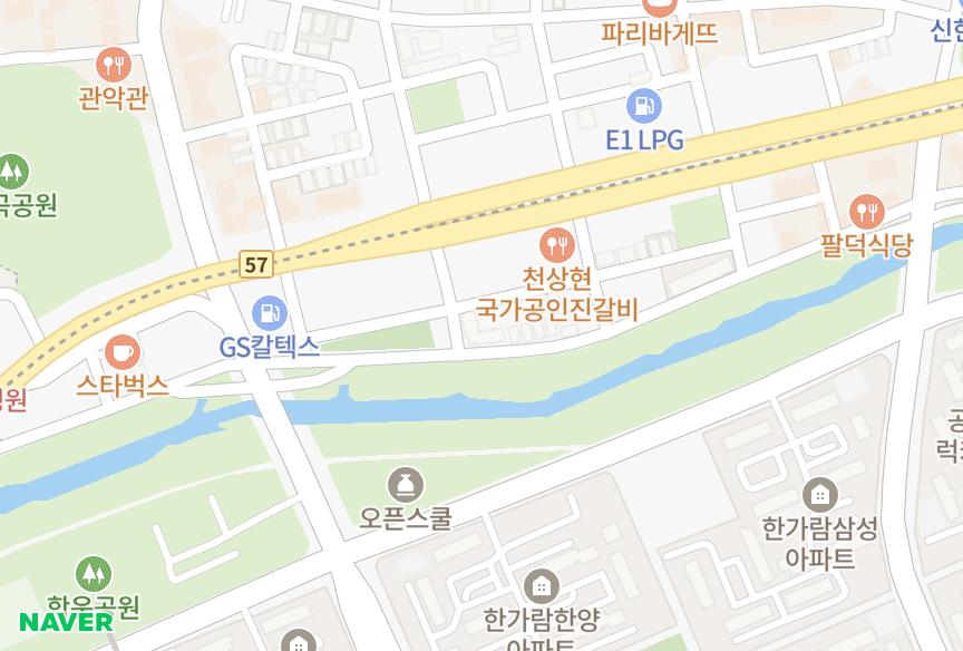 경기도 안양시 동안구 비산동 현암2차 위치·실거래 시세 지도
