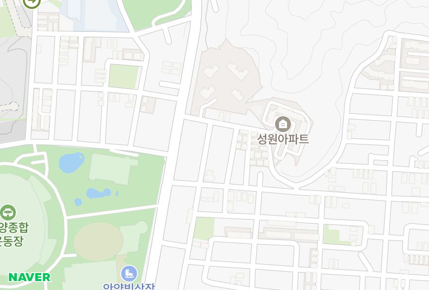 경기도 안양시 동안구 비산동 비산삼호12차 위치·실거래 시세 지도
