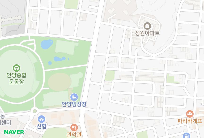 경기도 안양시 동안구 비산동 청운 위치·실거래 시세 지도