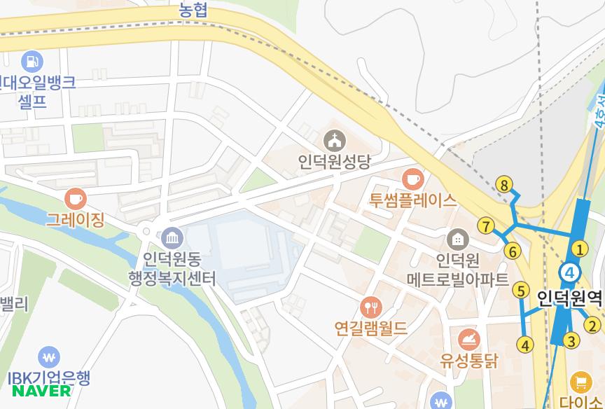 경기도 안양시 동안구 관양동 에덴 위치·실거래 시세 지도