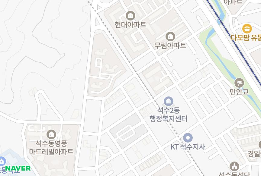 경기도 안양시 만안구 석수동 삼우수피아 위치·실거래 시세 지도