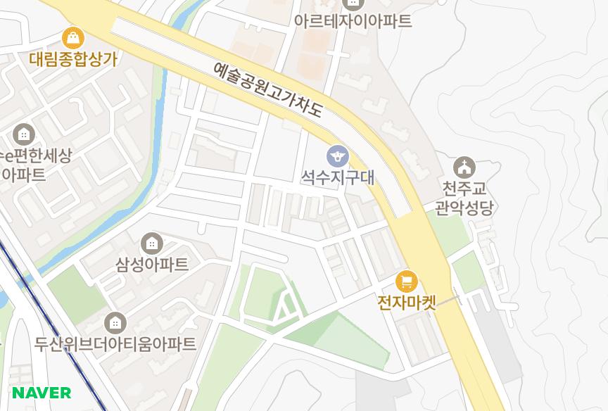 경기도 안양시 만안구 안양동 세림 위치·실거래 시세 지도