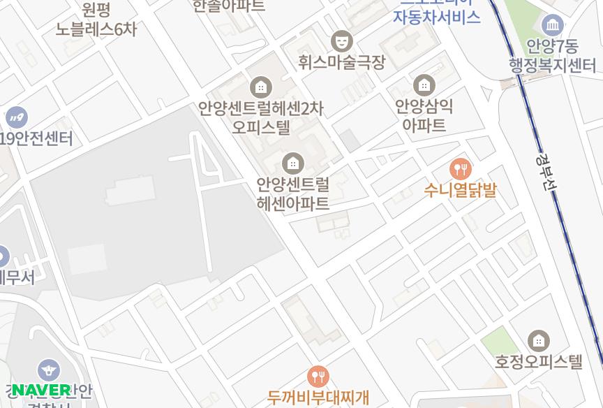 경기도 안양시 만안구 안양동 퍼스트힐 위치·실거래 시세 지도