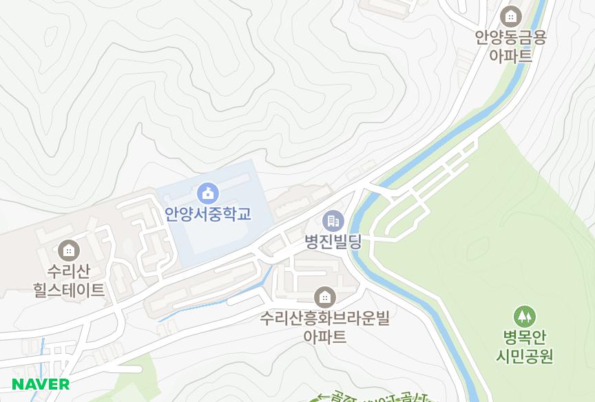 경기도 안양시 만안구 안양동 극동메모리스 위치·실거래 시세 지도