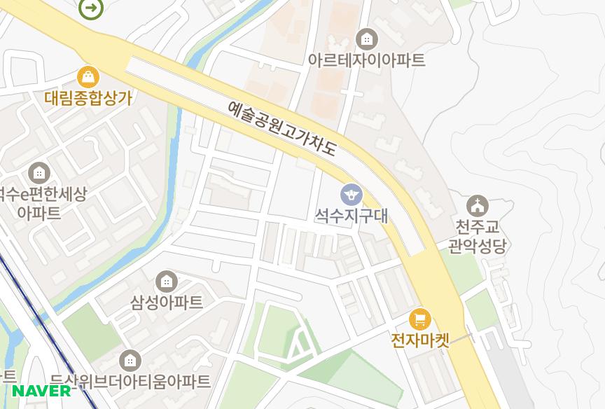 경기도 안양시 만안구 안양동 메르시 위치·실거래 시세 지도