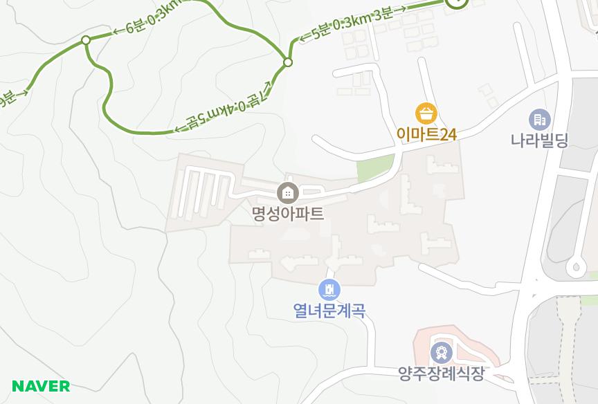 경기도 양주시 덕계동 명성 위치·실거래 시세 지도