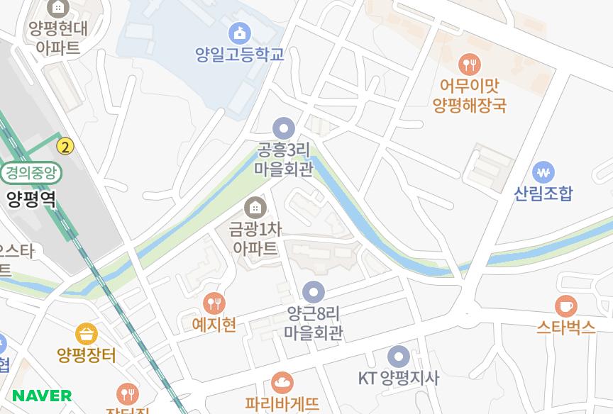 경기도 양평군 양평읍 양근리 양평스카이 위치·실거래 시세 지도