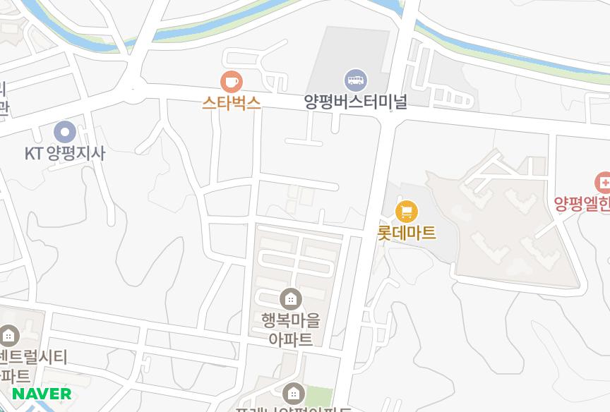 경기도 양평군 양평읍 공흥리 예청그린팰리스 위치·실거래 시세 지도