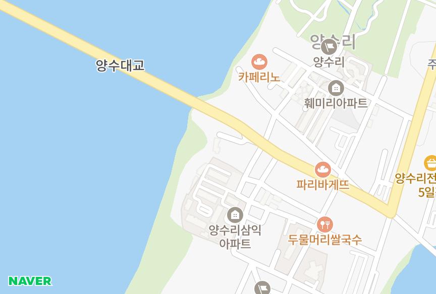 경기도 양평군 양서면 양수리 동영리더스뷰 위치·실거래 시세 지도