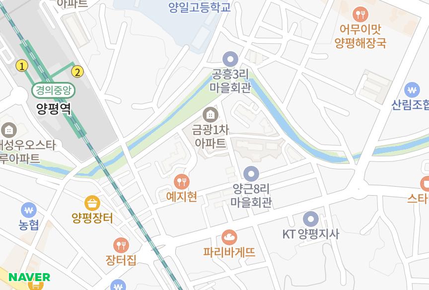 경기도 양평군 양평읍 양근리 양평미르젠 위치·실거래 시세 지도