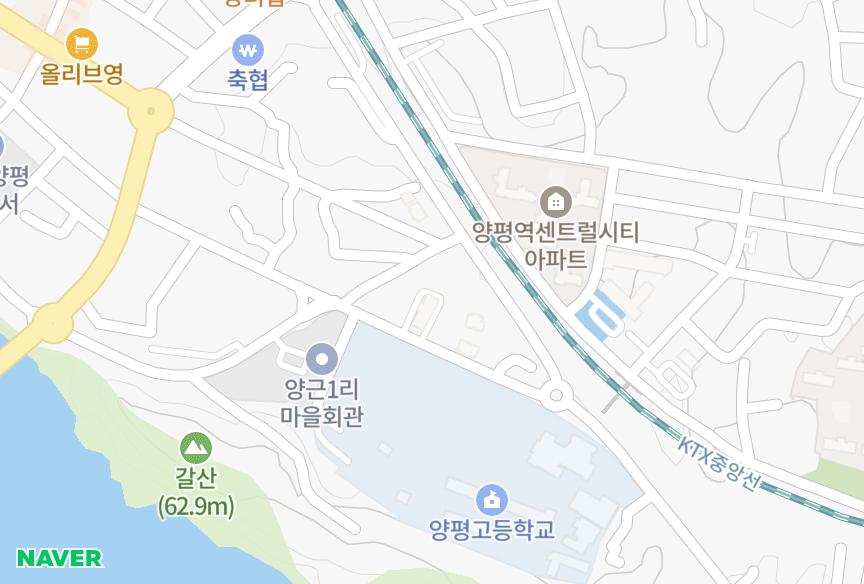 경기도 양평군 양평읍 양근리 로얄부림 위치·실거래 시세 지도
