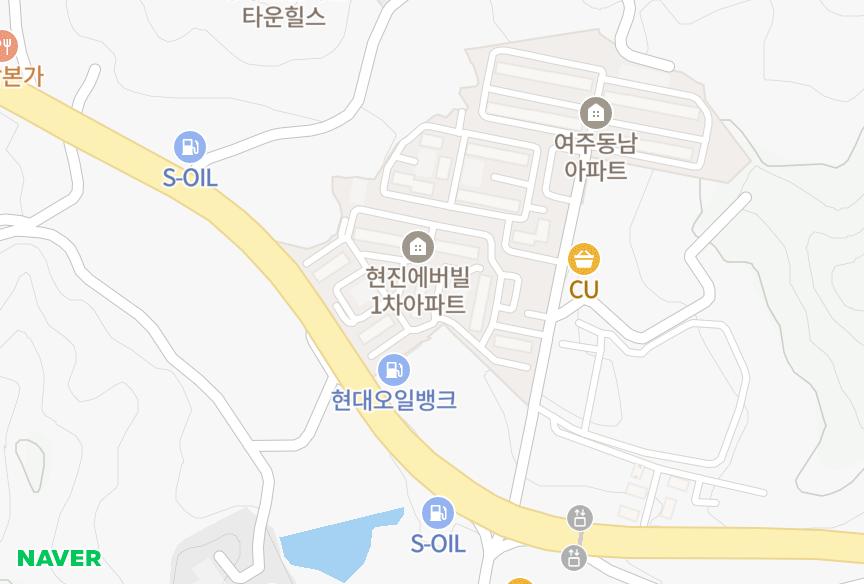 경기도 여주시 가남읍 신해리 현진에버빌 위치·실거래 시세 지도