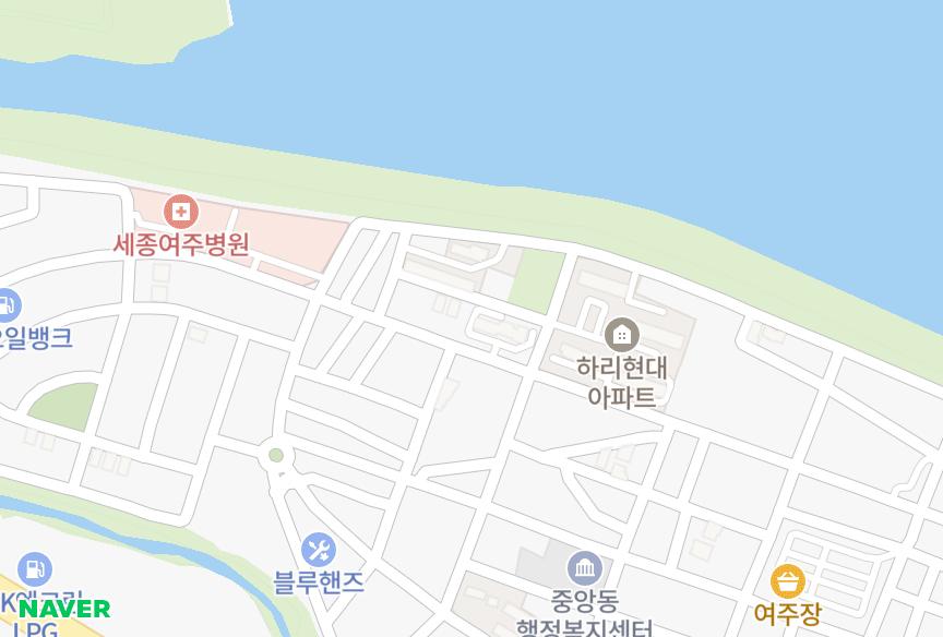 경기도 여주시 하동 삼한강변 위치·실거래 시세 지도