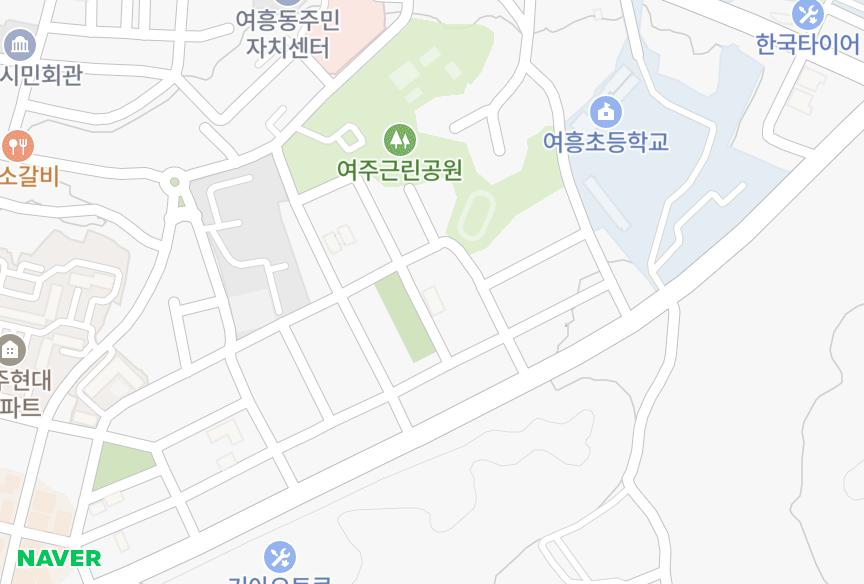 경기도 여주시 상동 유원로얄 위치·실거래 시세 지도