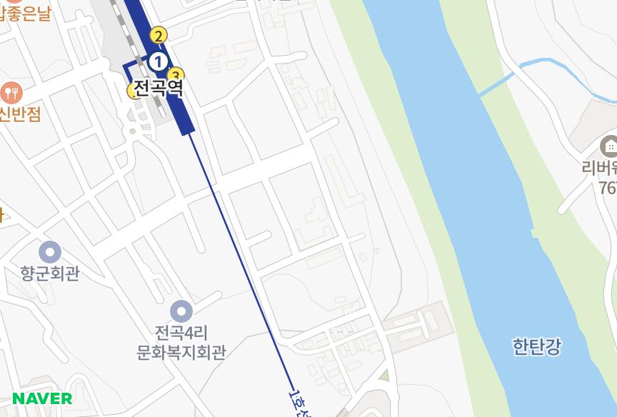 경기도 연천군 전곡읍 전곡리 샤인 위치·실거래 시세 지도