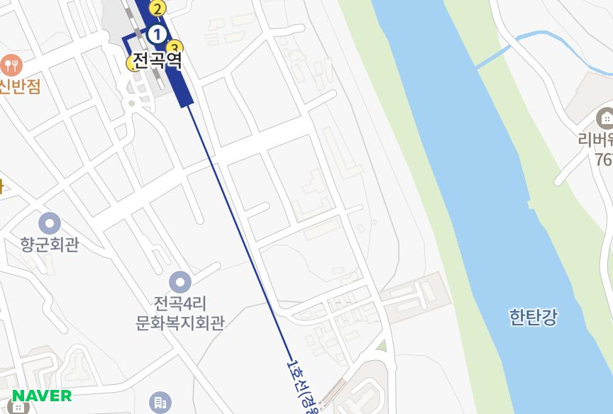 경기도 연천군 전곡읍 전곡리 방림 위치·실거래 시세 지도
