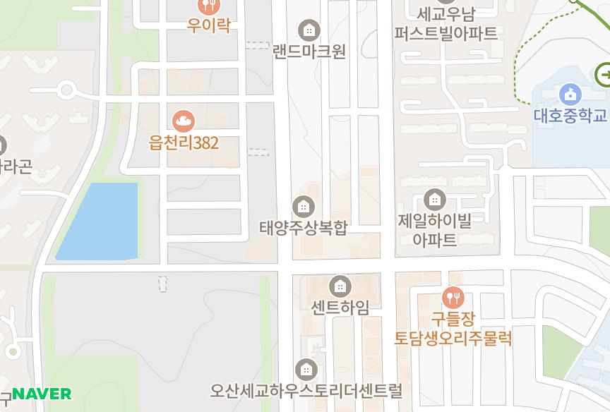 경기도 오산시 궐동 태양 위치·실거래 시세 지도