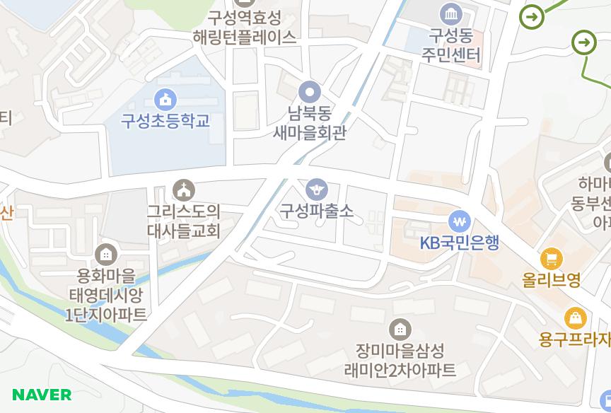 경기도 용인시 기흥구 언남동 플로라하우스1차 위치·실거래 시세 지도