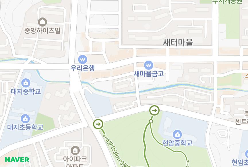 경기도 용인시 수지구 죽전동 새터마을우미린101동 위치·실거래 시세 지도