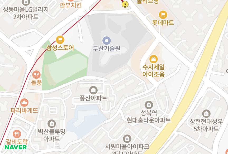 경기도 용인시 수지구 상현동 성복역삼성쉐르빌 위치·실거래 시세 지도
