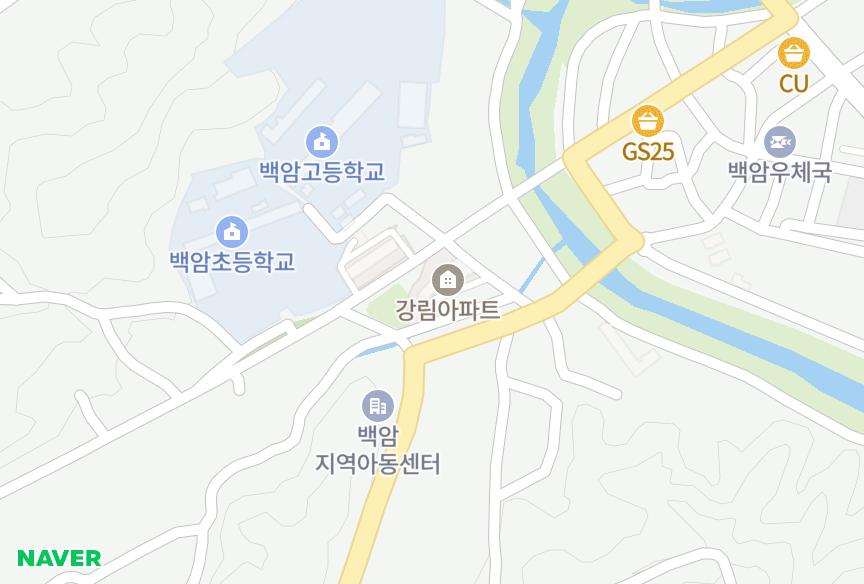 경기도 용인시 처인구 백암면 근창리 강림 위치·실거래 시세 지도