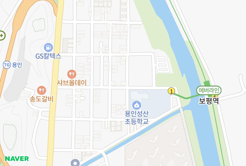 경기도 용인시 처인구 유방동 우림 위치·실거래 시세 지도
