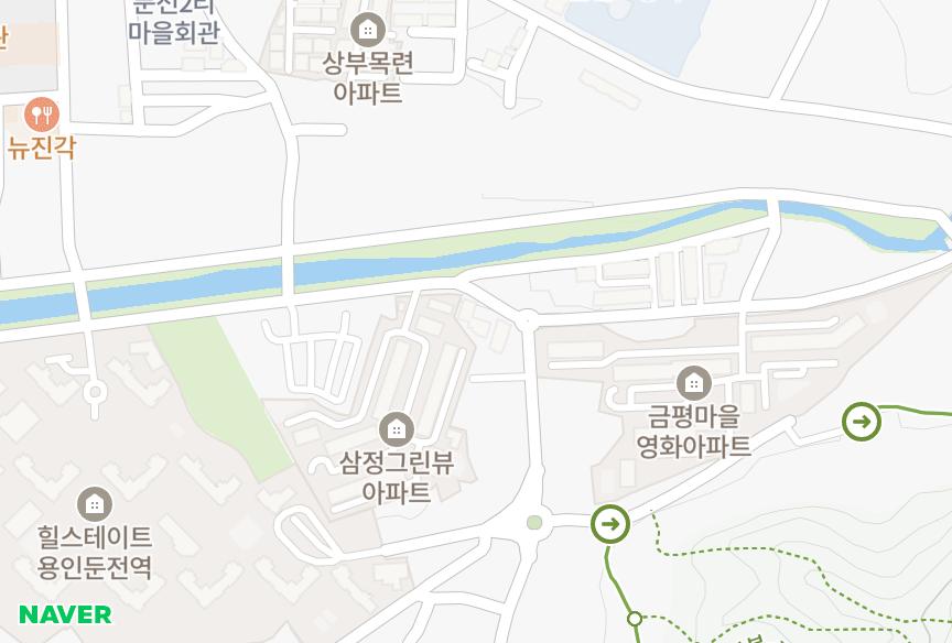 경기도 용인시 처인구 고림동 삼호 위치·실거래 시세 지도
